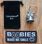 Guardian Bell Handful W/ Boobies Motorcycle Biker Patch For Vest. Fixed Price $24.10.