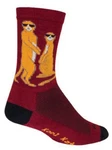 Sockguy Crew Kool Kats Socks 6" Small/medium Burgundy. Fixed Price $21.20.