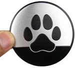 4X Animal Paw Print Wheel Center Hub Cap Sticker Decal 2.20" Dome Shape Cat Dog. Fixed Price $7.84.