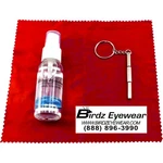 Birdz Eyeglass Sunglass Lens Cleaner Cleaning & Repair Kit Spray Cloth Tool. Fixed Price $10.50.