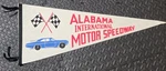 1960'S Vintage Extremely Rare Alabama International Motor Speedway Pennant. Fixed Price $120.00.