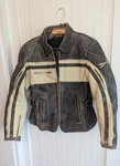 Joe Rocket "old School" Leather Lined Motorcycle Jacket Size Small Padded Heavy. Fixed Price $99.99.