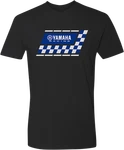 Yamaha Racing Check Shirt Large Black NP21S-M3108-L. Fixed Price $29.95.