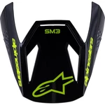 Alpinestars SM3 Youth Radium Visor Black/yellow Fluo Glossy 8980625-1515-TU. Fixed Price $61.00.