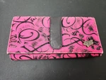 Fox Racing Pink & Black Clutch Graphic Wallet Features Iconic Brand Logo. Fixed Price $30.00.