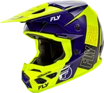 Fly Racing Kinetic Rally Mx Helmet Hi-vis/blue/black 2XL *closeout Was $159.95*. Fixed Price $129.95.