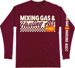 Fmf Mixin Long-sleeve T-shirt Maroon Large FA25119901MRNLG. Fixed Price $47.96.