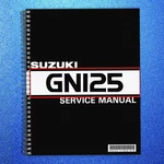 Suzuki GN125 Motorcycle Service Manual 1983 2001, Binding - Tough Covering. Fixed Price $37.26.