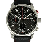Audi Sport Chronograph Quartz Men's Black Dial Wrist Watch Silver Used. Fixed Price $417.40.