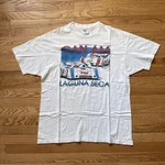 Vintage 90S Porsche 917 Can Am Racing Laguna Seca Shirt Adult Xl White Mens. Fixed Price $89.99.