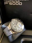 Porsche Design P'6360 Flat Six Automatic Chronograph Watch Ss Bracelet 44MM New. Fixed Price $3599.88.