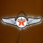 Texaco Wings Slim Light Business Sign 31 Inches Neon 7LEDTX. Fixed Price $199.99.