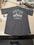 Lethal Threat Kustom Motorcycles Motorgear Button Down Collar Work Shirt Nwt. Fixed Price $49.99.