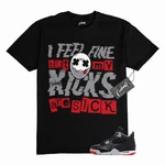 4 Bred Reimagined Cement Grey Varsity Summit White Shirt Match Sick Jordan. Fixed Price $29.99.