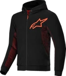 Alpinestars Chrome Air Sport Hoodie Black Red Fluo Medium 4200425-1030-M. Fixed Price $249.95.