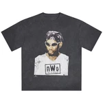 Men's Heather Black Dennis Rodman Icon Snow Wash T-shirt. Fixed Price $17.50.