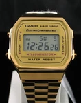 Usa Men's Gold Tone Stainless Steel Digital Watch A168WG Casio-new. Fixed Price $24.69.