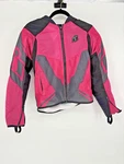 Icon Anthem 2 Mesh Women's Riding Jacket Pink/black Small Read. Fixed Price $58.99.