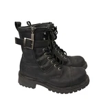 Milwaukee Motorcycle Boots Mens Size 11.5 D Zip Trooper Black Leather Biker. Fixed Price $74.99.
