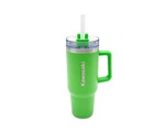 Kawasaki 40OZ Twist Closure Straw Lid Tumbler Mug Cup Green K064-9053-GNNS. Fixed Price $39.95.