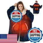 Hothugz Cordless Heated Wearable Blanket Hoodie For Women Portable Usb. Fixed Price $131.59.