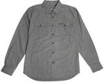 Fasthouse Saturday Night Special Mens Button Up Flannel Shirt Heather Gray. Fixed Price $36.78.