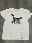 Kliban Cat T-shirt Pink Bow & High Heels Crazy Shirts Hawaii Double Sided New. Fixed Price $50.00.