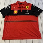 Puma Scuderia Ferrari F1 2022 Team Polo Shirt In Red And Black Size 2XL Men. Fixed Price $36.99.