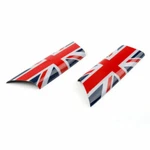 2PCS Black Uk Flag Interior Door Pull Covers For Mini Cooper R55 R56 R57 R58 #8. Fixed Price $28.85.