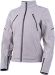 Icon Women's MERC3 Jacket Gray Medium 2822-1918. Fixed Price $250.00.