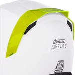 Icon Airflite Helmet Rear Spoiler - Dayglo Green. Fixed Price $27.17.