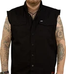 Lethal Threat Ftw Skull Mens Button Down Sleeveless Shirt Black. Fixed Price $39.16.