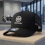 Kawasaki Logo Embroidered Hat 9FORTY Black Baseball Cap Mesh Trucker Men. Fixed Price $25.10.
