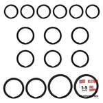 Shapenty 4 Assorted Sizes 1.38 Inch /1.2 0.75 Black Flat. Fixed Price $12.84.