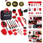 Car Detailing Kit 25PCS Auto Cleaning Accessories Drill Brushes Polishing Pads. Fixed Price $37.87.