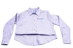 New Oem Suzuki Ladies Medium Grey Long Sleeve Button Up Shirt Nos. Fixed Price $30.57.