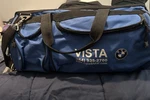Bmw Locker Gym Duffel Bag Logo Zippers 19X 12X12 Dealership. Fixed Price $34.95.