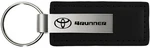 Toyota 4RUNNER Logo Black Leather Rectangular Key Chain Fob Ring. Fixed Price $17.95.