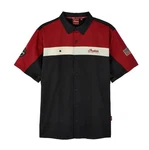 Indian Motorcycle Men's Headdress Colorblock Shop Shirt Red 2865623. Fixed Price $90.00.