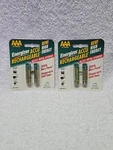New High Energy Energizer NH12BP Aaa Rechargeable Batteries Pack (X2) 650MAH. Fixed Price $16.99.