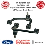 Spc 25680 Front Adjustable Upper Control Arm Pair For 04-20 F150 & 06-08 Mark Lt. Fixed Price $849.96.