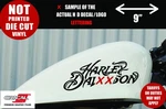 Harley Tribal Script Decal Style Suitable Gas Tank Stickers Die-cut Vinyl Kit. Fixed Price $15.00.