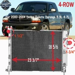 Row Aluminum Radiator For 2000-2004 Dodge Dakota Durango 3.7/3.9/4.7/5.9L New.. Fixed Price $188.99.