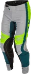 Fly Racing 2026 Lite Pants Us Grey/lime/teal 379-73332. Fixed Price $199.95.