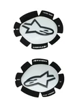 Alpinestars Gp Plus Knee Sliders - White/black (pair). Fixed Price $54.95.