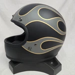 Biltwell Gringo Helmet Flames Flat Black/grey Small *dot Only Version*. Fixed Price $179.99.