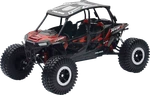 New Ray Toys 1:18 Scale Utvs Rzr Xp 4 Turbo Rock Crawler Titanium Red 57976B. Fixed Price $36.61.