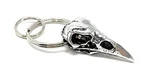 Bravo Bells Raven Skull Keychain - Pewter For Bikers Made The Usa. Fixed Price $18.99.