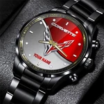 Corvette Black Stainless Steel Watch. Fixed Price $39.95.