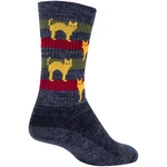 Sockguy Wool Catz Socks - 6 Inch, Gray/yellow/red, Small/medium Wcratz. Fixed Price $28.23.